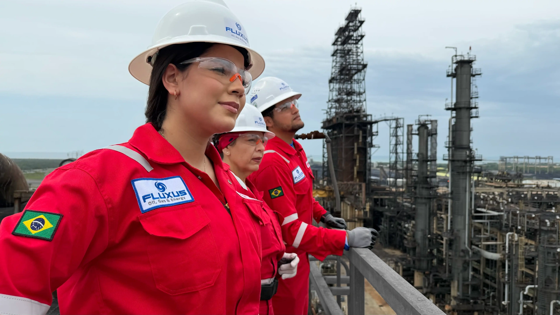 Equipo de Fluxus en instalaciones industriales